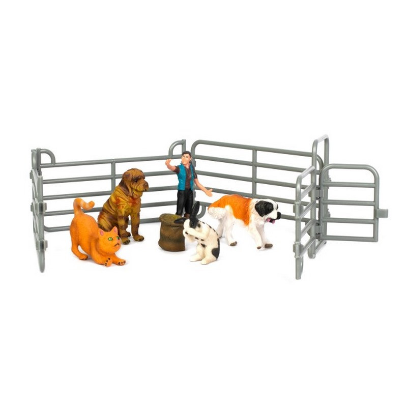 Дитячий іграшковий набір "Ферма" Q9899-X13_2 собаки, кішка, кролик Вінниця - фото 1