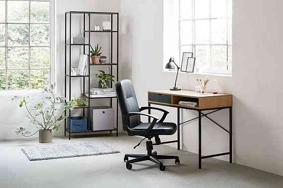 Бюро B-027 дуб/чорний Днепр