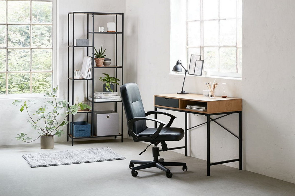 Бюро B-027 дуб/чорний Днепр - изображение 4