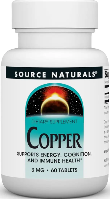Медь Source Naturals Copper 3mg 60 капс Киев - изображение 1