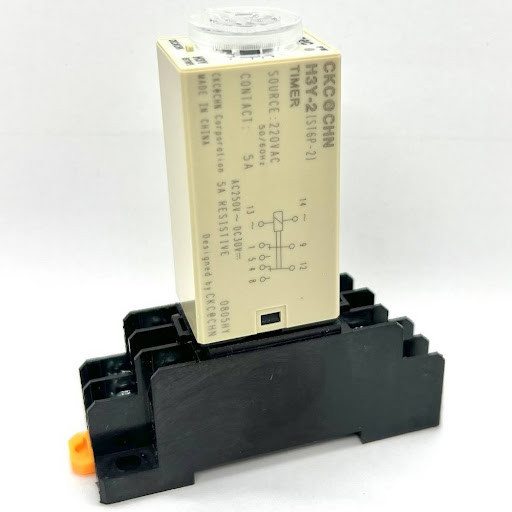 Таймер H3Y-2 на DIN-рейку, 0-60 мин, 12 В, 5 А Киев - изображение 4