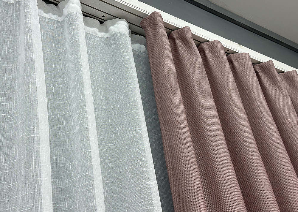 Премиальная ткань рогожка для штор 