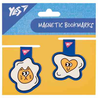 Закладки для книг Yes магнітні Stand with Ukraine, 2шт, блакитні (708124) Вінниця