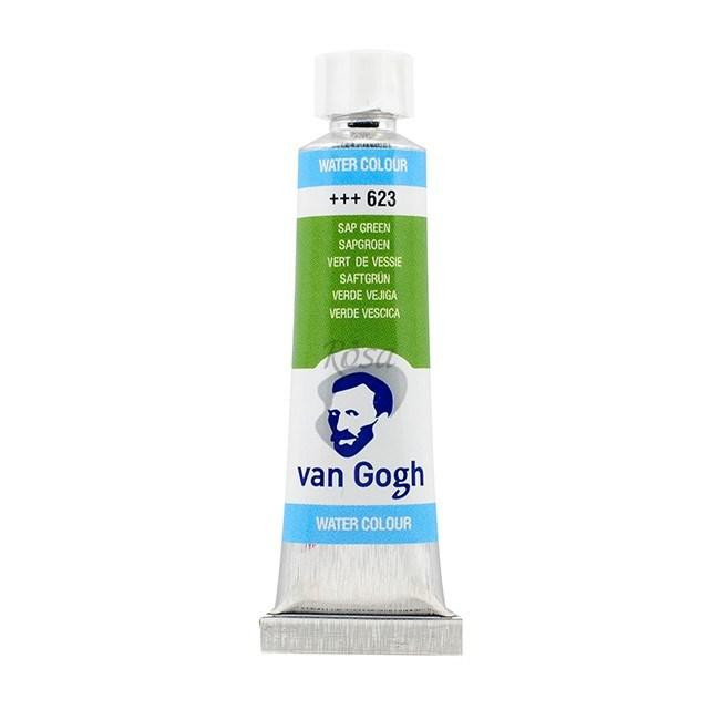 Фарба акварельна Van Gogh (623) Соковитий зелений туба 10 мл Royal Talens Київ - фото 1