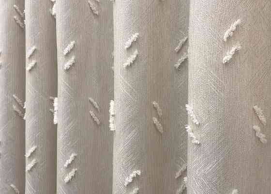 Шторная ткань Лен Букле цвет таш 1882ш Киев