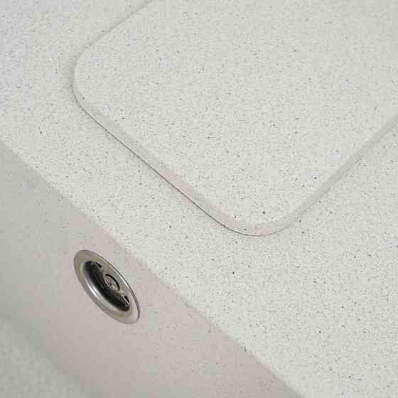 VALESO Гранітна мийка для кухні VALESO CUBE 7850 матова Біла в крапку Киев