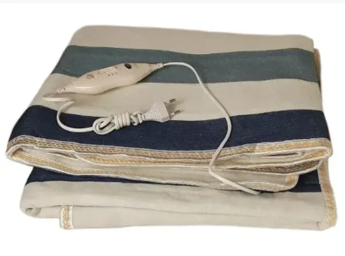 Простынь электрическая Electric Blanket 150х160см (Разноцветные полосы ) PD 2 режима нагрева Киев - изображение 3