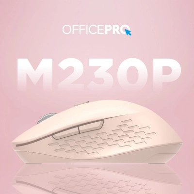 Мишка OfficePro M230P Silent Click Wireless/Bluetooth Pink (M230P) Вінниця - фото 11