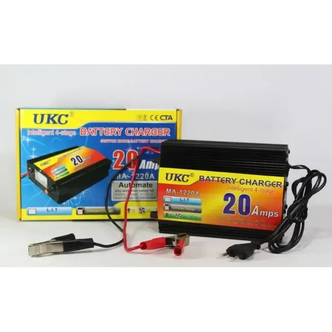 Зарядний пристрій для автомобільного акумулятора UKC Battery Charger 12V 20A (MA-1220A) з регулюванням струму Одеса - фото 2