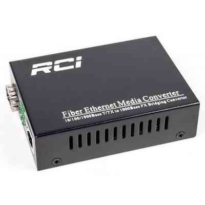 Медиаконвертер RCI 1G, SFP slot, RJ45, standart size metal case (RCI300S-G) Винница