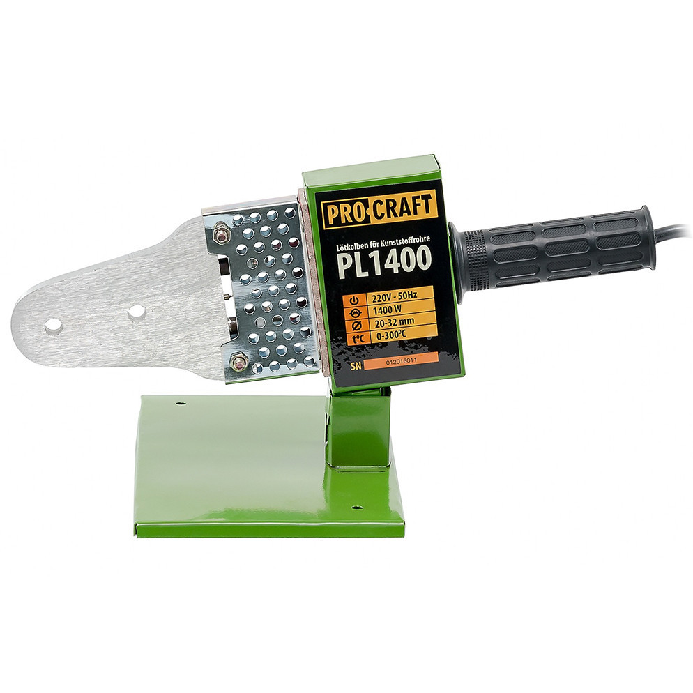 Паяльник для пластикових труб Procraft PL-1400 (600 Вт) — надійний інструмент із гарантією 36 міс Львів - фото 2