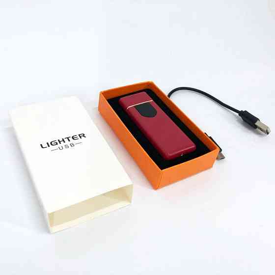Сенсорная зажигалка с зарядкой от юсб USB, Зажигалка подарочная сувенирная в подарок IB-97 Ивано-Франковск