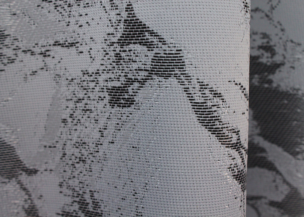 Комплект готових штор VR-Textil Жакард Мармур Al3 № 1598ш Світло-сірий з чорним 145х270 см 2 шт (33-0465) Київ - фото 8