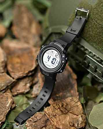 Skmei Чоловічий водостійкий тактичний годинник Skmei black Одеса