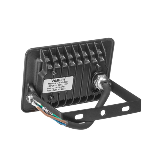 Світлодіодний прожектор Vestum 10W 900Лм 6500K 185-265V IP65 1-VS-3001 Дніпро