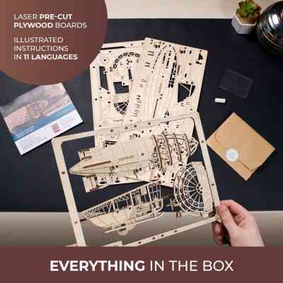 Конструктор Ugears Цепелин 2.5D (6337512) Винница