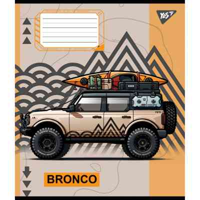 Тетрадь Yes Off road vehicle А5 36 листов клетка (767335) Винница