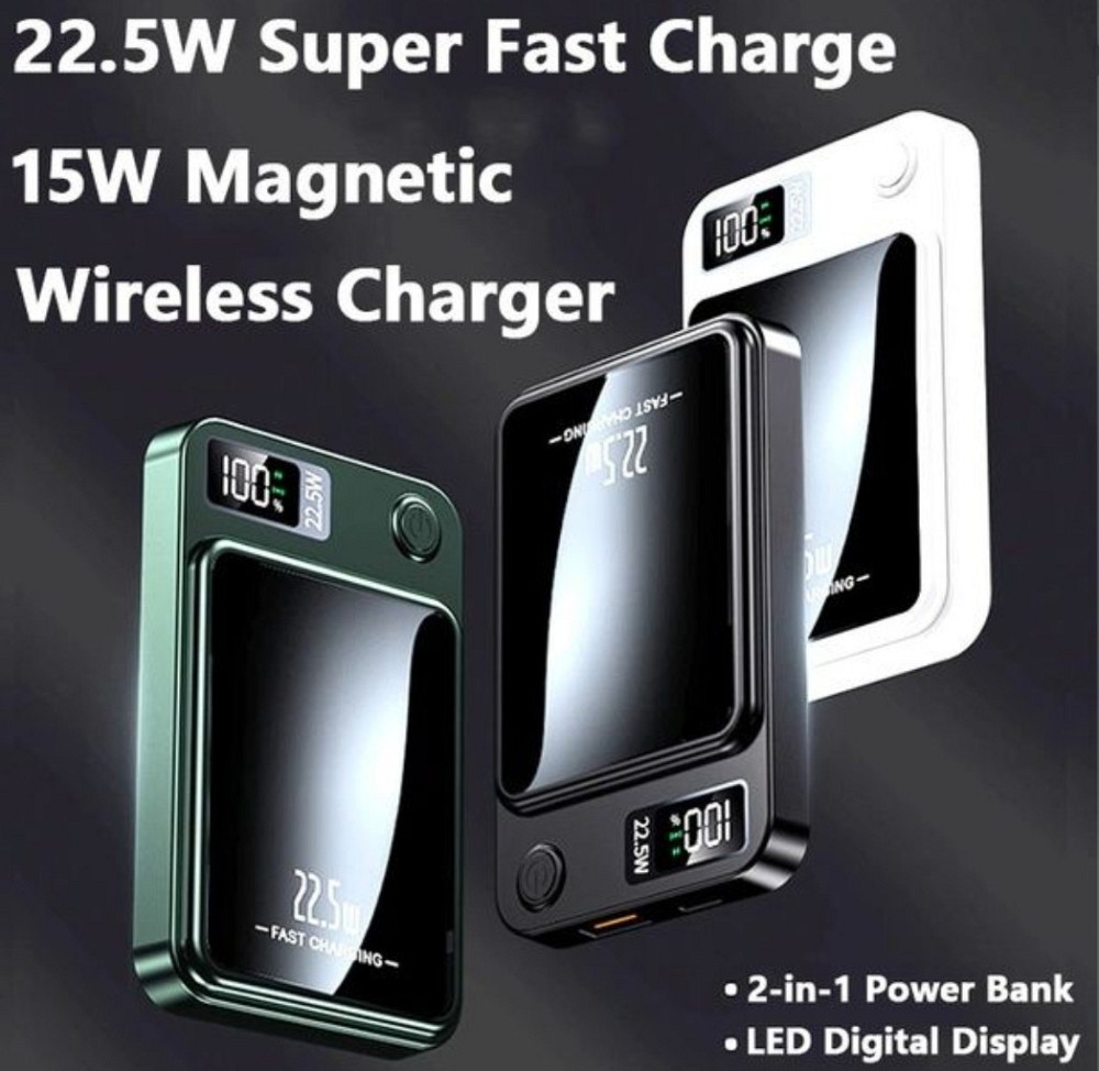 Павербанк Power bank Безпроводной XIYT Y211/ быстрая зарядка/ Magsafe / Magnetic. Киев - изображение 4