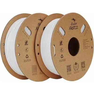 Пластик для 3D-принтера Creality 1.75мм Fast PLA Filament Ender 2x1кг, white (3301010396) Вінниця