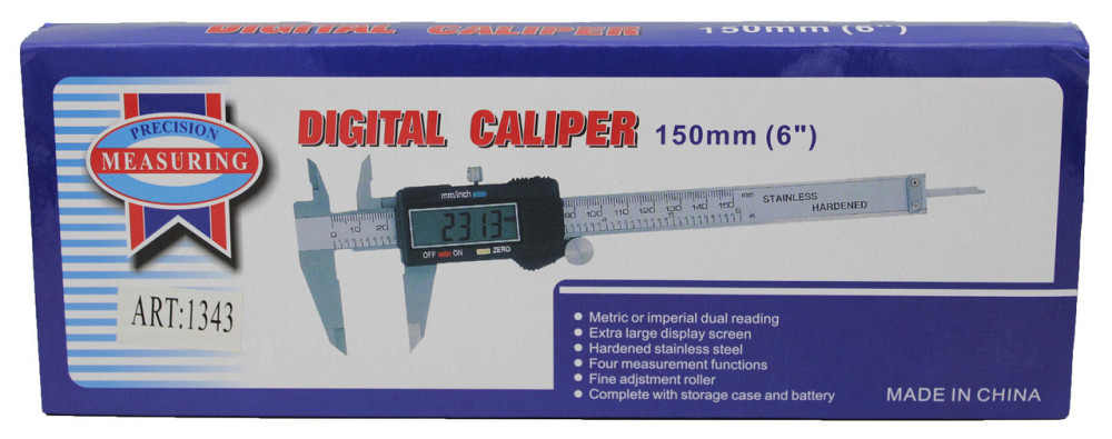 Штангенциркуль Електронний Generic з Lcd екраном 1343 (металевий) Дніпро - фото 2
