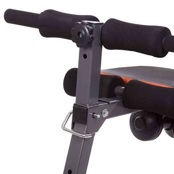 Скамья для пресса гнутая складная Качай Железо-10 Тренажеры для пресса, гиперэкстензии эргономичная Киев