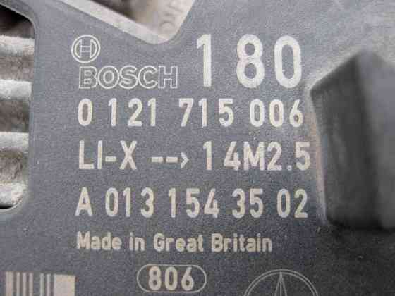 Mercedes-Benz  A0131543502 Генератор Bosch 14V 180A для двигунів M272 3.0 V6 3.5л M273 4.6 V8 5.5л Одесса