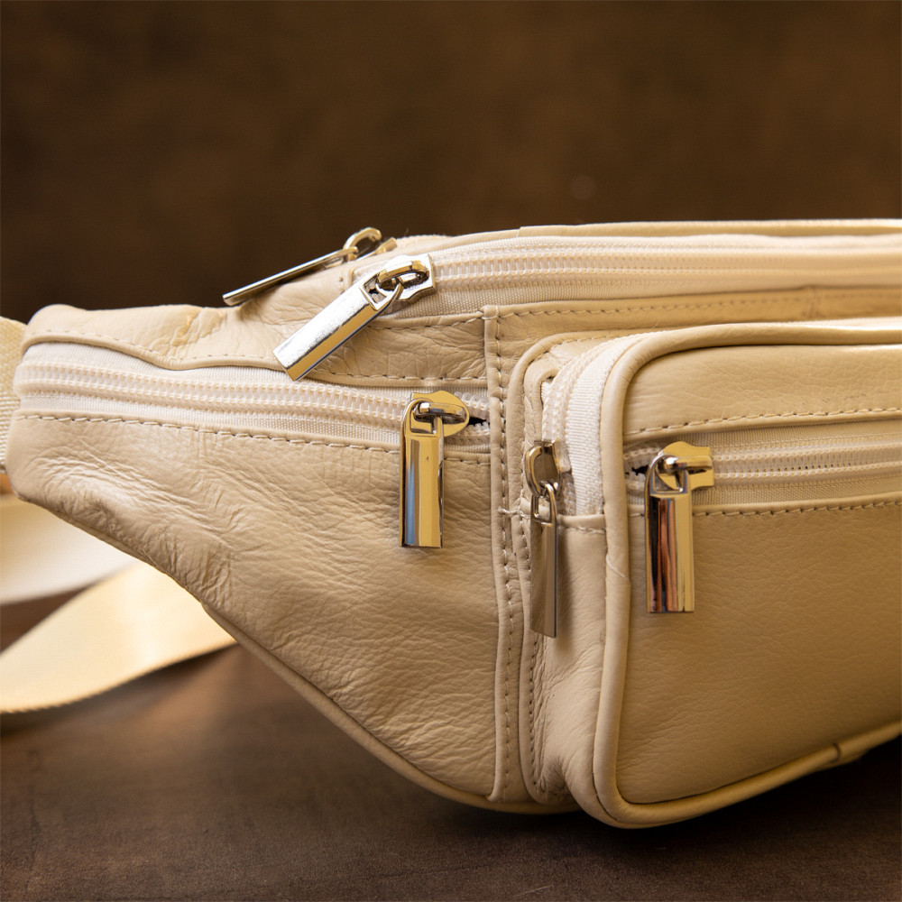 Бананка поясная унисекс Vintage 20440 Белая Киев - изображение 8