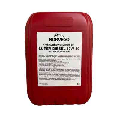 Моторное масло NORVEGO SUPER DIESEL 10W40 20л Винница