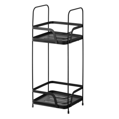 Полка в ванную Ardesto Vigor 2-ярусная Черная (ARHK4502PB) Винница - изображение 1