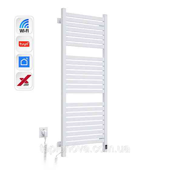 Электрический полотенцесушитель NAVIN Авангард X 480х1200 Sensor с WI-FI левосторонний, белый Черновцы