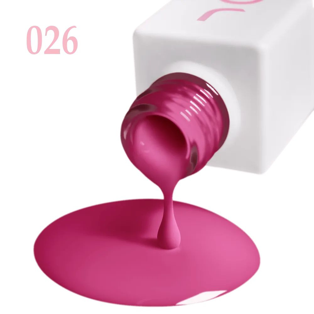 Гель-лак для ногтей розовый 026 эмаль JOIA vegan 6 мл Киев - изображение 8