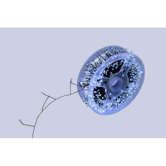 XMAS Гирлянда Мишура 30 м, 900 LED, зелёный провод, 8 режимов, пульт ДУ, 220В, для ёлки и декора Одесса