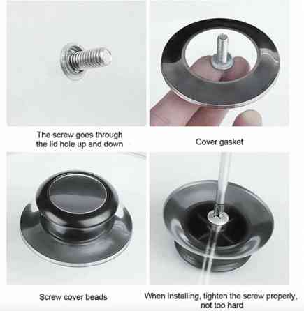 Ручка для крышек сковородок и кастрюль 2 шт/набор Винница