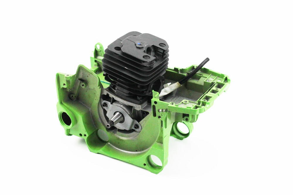 Блок двигуна у зборі 45cc 43mm, зелений картер, чорний циліндр Киев - изображение 2