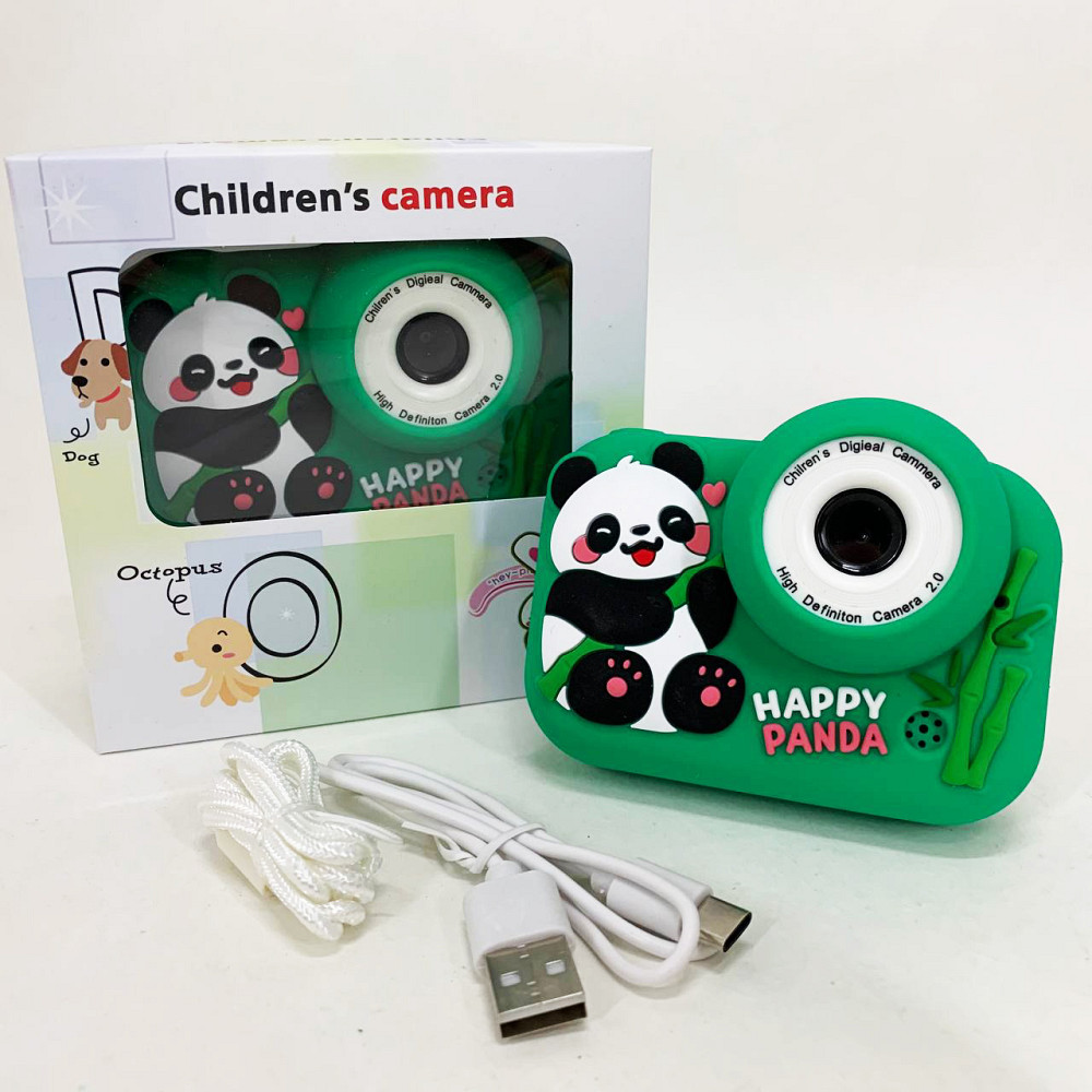 Дитячий фотоапарат Панда Green YQ-23 Івано-Франківськ - фото 3