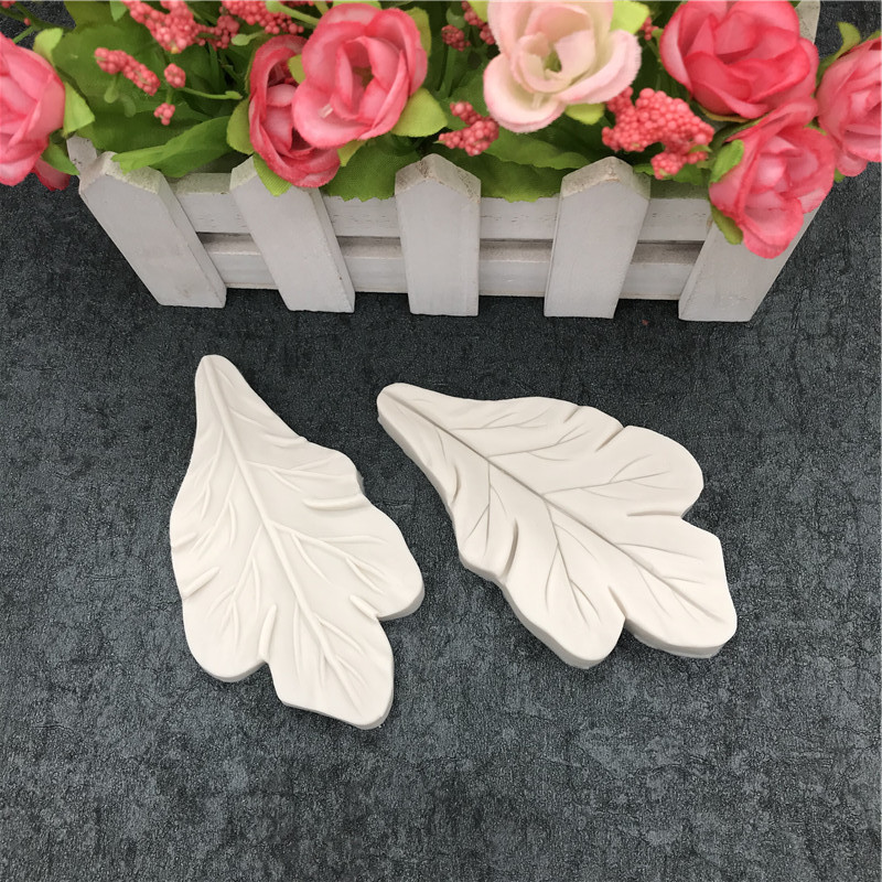 Молд силиконовый Листья дуба 102 на 56 мм белый Киев - изображение 3