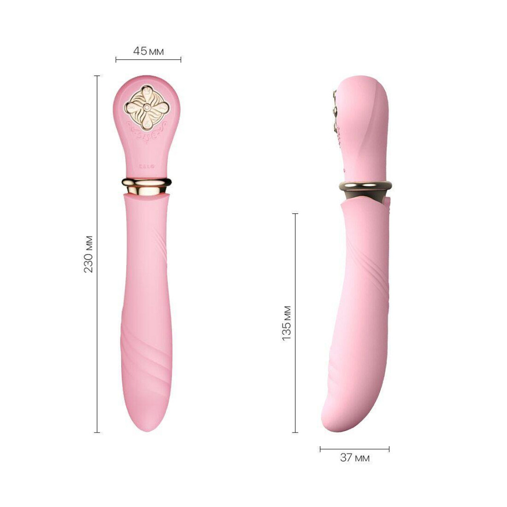 Пульсатор с подогревом Zalo Sweet Magic - Desire Fairy Pink, турбо режим Sex Aura Киев - изображение 2