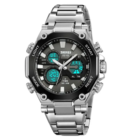 Годинник чоловічий наручний кварцовий Skmei 2210 Сріблястий Вінниця