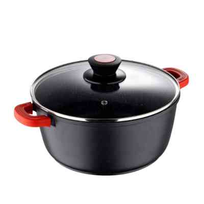 Кастрюля Bergner Chroma, з кришкою 20 см, 2.2 л (BG-30114-BK) Винница