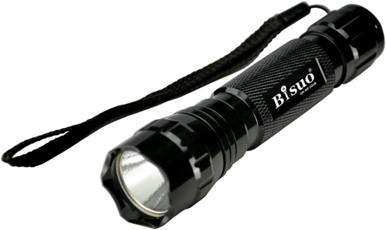 Ліхтарик WF-501B з 3 режимами CREE XPE-Q5 395-410 + чорна кобура для пістолета + повний комплект з акумулятором 18650 Київ
