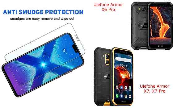 Захисне скло NeoGlass для Ulefone Armor X6 Pro, X7, X7 Pro – надпрозоре та стійке Київ