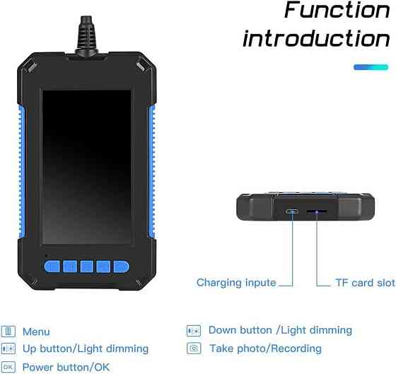 Эндоскоп P40 с дисплеем 4.3