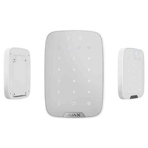 Бездротова сенсорна клавіатура Ajax KeyPad Plus white (26078.83.WH) Білий Харків