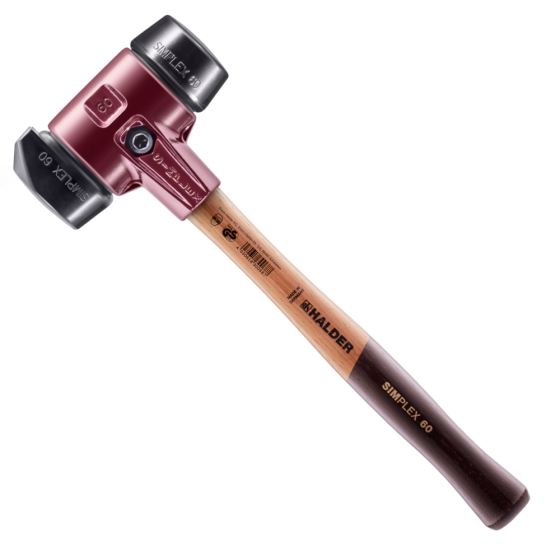 Молоток HALDER Simplex 3022 насадки з чорної гуми Одеса