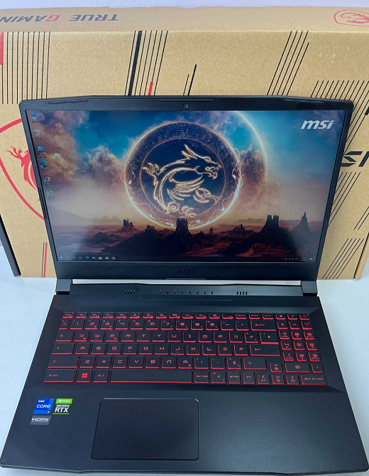 Ноутбук: MSI Katana 15.6" 144Hz.i7-12700H RTX 3070 8Gb. RAM 16Gb. SSD1TB. Харків - фото 1