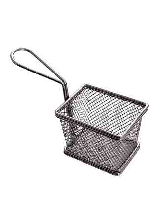 КОРЗИНА – СЕТКА ДЛЯ ПОДАЧИ СНЕКОВ 10 Х 7 Х 8 СМ БЛЭК (ШТ) 6392 ABA-OPT Одесса
