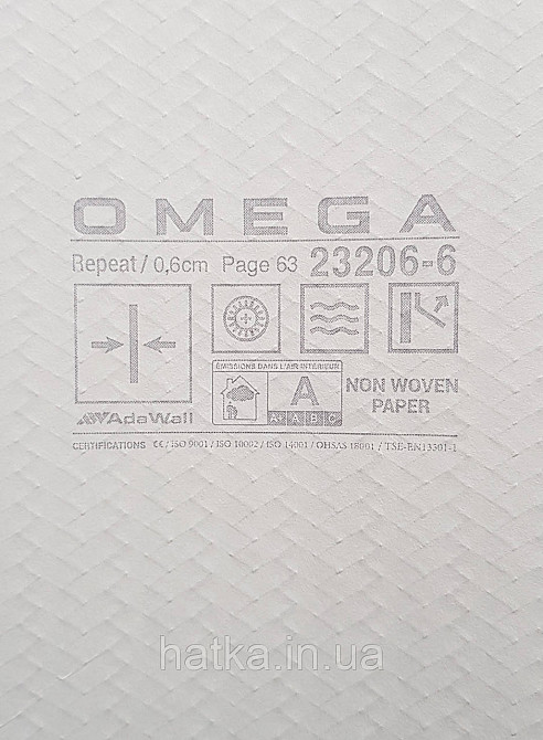 Обои винил на флизелине AdaWall Omega1.06х10 геометрия 3д полосы зигзаг коричневые золото серебро 23206-6 Киев - изображение 3