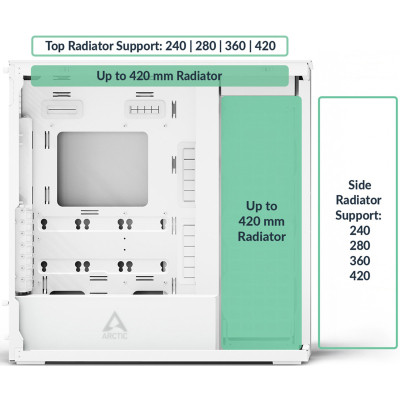Корпус Arctic XTENDER WHT (ACPCC00014A) Винница - изображение 7