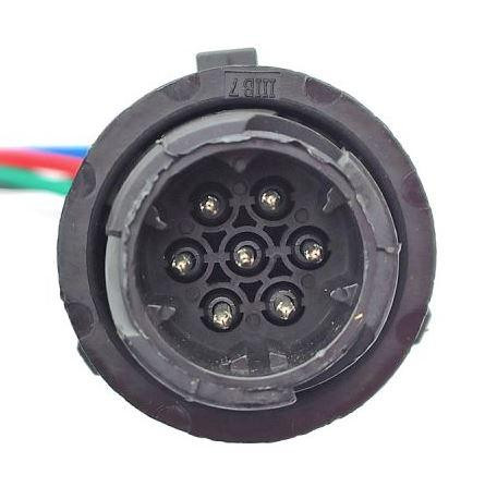 Разъем заднего фонаря грузовой (7 к-та)  папа , для грузовых автомобилей. Харьков - изображение 2