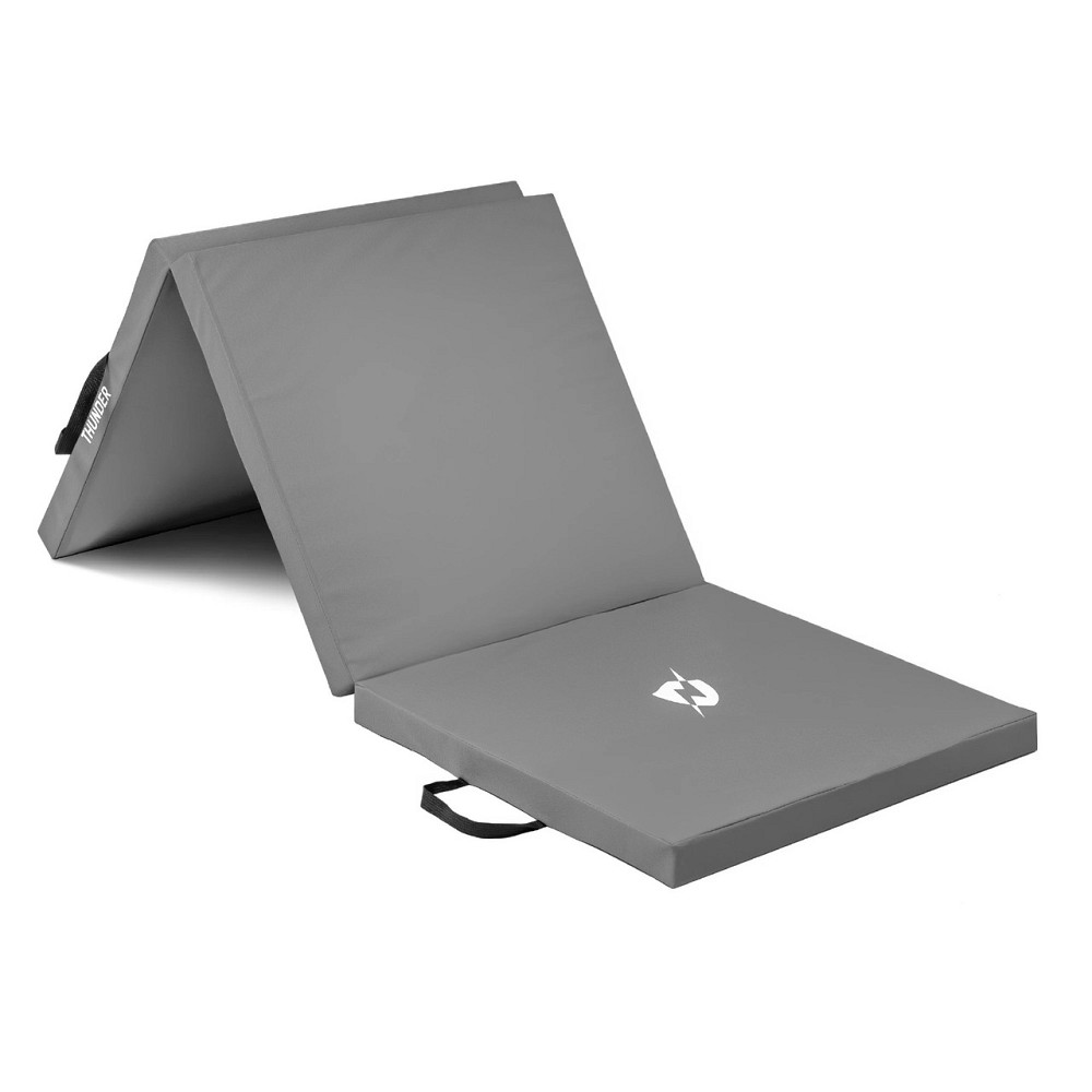 Мат гімнастичний THUNDER MG-01, 180 х 60 х 4 см, сірий Київ - фото 5